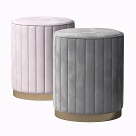 Round pouf